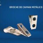 Broche de Caiman Metálico de Importación