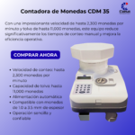 Contadora de monedas | Modelo CDM35