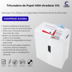 Trituradora para papel |  HSM X14