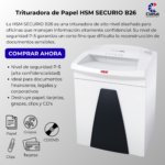 Trituradora de papel | HSM B26-1915