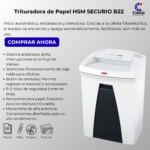 Trituradora para papel | HSM B22- 3,9