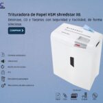 Trituradora para papel |HSM X6PRO