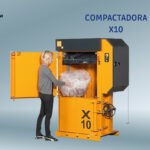 Compactadora X10 con 10 toneladas de presión y pistones cruzados es la más eficiente del mercado
